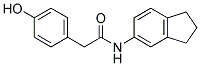 N-(2,3-DIHYDRO-1H-INDEN-5-YL)-2-(4-HYDROXYPHENYL)ACETAMIDE CAS#: 321853-28-5