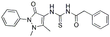 N-(((2,3-DIMETHYL-5-OXO-1-PHENYL(3-PYRAZOLIN-4-YL))AMINO)THIOXOMETHYL)-2-PHENYLETHANAMIDE CAS#: 313959-18-1