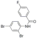 N-(2,4-dibromophenyl)-4-fluorobenzamide CAS#: 304882-54-0