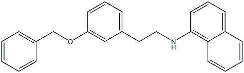 N-(3-(Benzyloxy)phenethyl)naphthalen-1-aMine CAS#: 295319-69-6