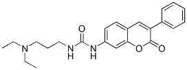 N-[3-(Diethylamino)propyl]-N'-[3-phenyl-2-oxo-2H-1-benzopyran-7-yl]urea CAS#: 42960-44-1