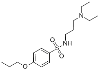 N-(3-Diethylaminopropyl)-p-propoxybenzenesulfonamide CAS#: 32410-96-1