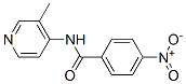 N-(3-Methyl-4-pyridinyl)-4-nitrobenzamide CAS#: 36855-64-8