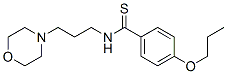 N-(3-Morpholinopropyl)-p-(propoxy)thiobenzamide CAS#: 32416-20-9