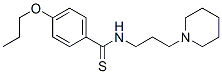 N-(3-Piperidinopropyl)-p-(propoxy)thiobenzamide CAS#: 32416-18-5