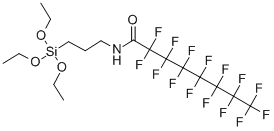 N-(3-TRIETHOXYSILYLPROPYL)PERFLUOROOCTANOAMIDE CAS#: 37043-12-2