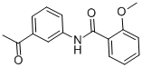 N-(3-acetylphenyl)-2-methoxybenzamide CAS#: 314022-80-5