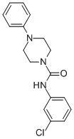 N-(3-chlorophenyl)-4-phenyl-1-piperazinecarboxamide CAS#: 397863-69-3