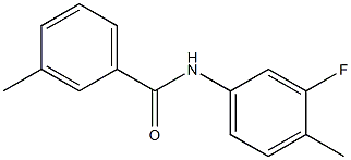N-(3-fluoro-4-methylphenyl)-3-methylbenzamide CAS#: 306324-99-2