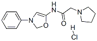 N-(3-phenyloxazol-5-yl)-2-pyrrolidin-1-yl-acetamide hydrochloride CAS#: 37852-63-4