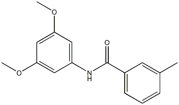 N-(3,5-DiMethoxyphenyl)-3-MethylbenzaMide, 97% CAS#: 340218-32-8