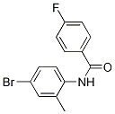N-(4-bromo-2-methylphenyl)-4-fluorobenzamide CAS#: 306743-48-6