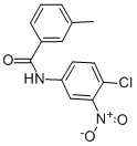N-{4-chloro-3-nitrophenyl}-3-methylbenzamide CAS#: 304453-70-1