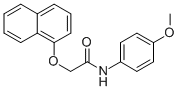 N-(4-methoxyphenyl)-2-(1-naphthyloxy)acetamide CAS#: 397280-94-3
