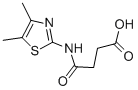 N-(4,5-DIMETHYL-THIAZOL-2-YL)-SUCCINAMIC ACID CAS#: 304459-57-2