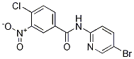 N-(5-bromo-pyridin-2-yl)-4-chloro-3-nitro-benzamide CAS#: 310414-59-6