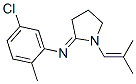 N-(5-chloro-2-methyl-phenyl)-1-(2-methylprop-1-enyl)pyrrolidin-2-imine CAS#: 37420-69-2