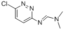N'-(6-CHLOROPYRIDAZIN-3-YL)-N,N-DIMETHYLIMINOFORMAMIDE CAS#: 35053-55-5