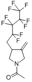 N-ACETYL-3-METHYLENE-4-(1H,1H-NONAFLUOROPENTYL)PYRROLIDINE CAS#: 31164-13-3