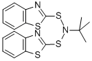 N-Benzothiazol-2-ylsulfanyl-N-tert-butyl-benzothiazole-2-sulfenamide CAS#: 3741-80-8