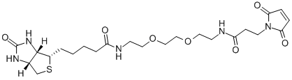 N-Biotinyl-N'-(3-maleimidopropionyl)-3,6-dioxaoctane-1,8-diamine CAS#: 305372-39-8