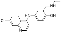 N-DESETHYL AMODIAQUINE CAS#: 37672-04-1