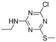 N-Ethyl-4-chloro-6-(methylthio)-s-triazine-2-amine CAS#: 30357-95-0