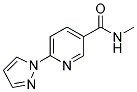 N-METHYL-6-(1H-PYRAZOL-1-YL)NICOTINAMIDE CAS#: 321533-79-3