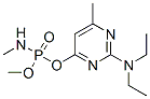 N-Methylamidophosphoric acid O-methyl O-(2-diethylamino-6-methyl-4-pyrimidinyl) ester CAS#: 31377-69-2