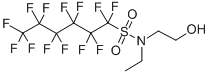 N-ethyltridecafluoro-N-(2-hydroxyethyl)hexanesulphonamide CAS#: 34455-03-3