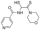 N-(morpholine-4-carbothioylsulfanylmethyl)pyridine-4-carboxamide CAS#: 38221-51-1