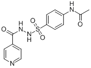 N'-(p-Acetylaminophenylsulfonyl)isonicotinic hydrazide CAS#: 35285-73-5