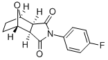 N-(p-Fluorophenyl)-7-oxabicyclo(2.2.1)heptane-2,3-dicarboximide CAS#: 30627-45-3