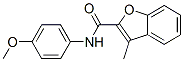 N-(p-Methoxyphenyl)-3-methyl-2-benzofurancarboxamide CAS#: 34319-22-7