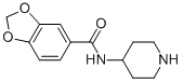 N-piperidin-4-yl-1,3-benzodioxole-5-carboxamide CAS#: 38198-56-0