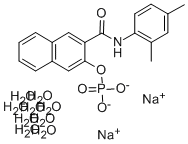NAPHTHOL AS-MX-PHOSPHATE DISODIUM SALT NONAHYDRATE CAS#: 36889-52-8