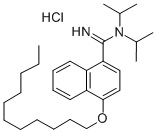 N,N-Diisopropyl-4-(undecyloxy)-1-naphthamidine monohydrochloride CAS#: 30798-90-4
