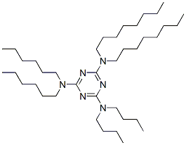N,N-dibutyl-N',N'-dihexyl-N'',N''-dioctyl-1,3,5-triazine-2,4,6-triamine CAS#: 38551-15-4