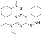 N,N'-dicyclohexyl-6-(diethylamino)-1,3,5-triazine-2,4-disulphenamide CAS#: 35302-14-8