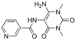 Nicotinamide, N-(6-amino-1,2,3,4-tetrahydro-1,3-dimethyl-2,4-dioxo-5-pyrimidinyl)- (7CI,8CI) CAS#: 3178-35-6