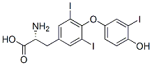 O-(4-Hydroxy-3-iodophenyl)-3,5-diiodo-D-tyrosine CAS#: 327-86-6
