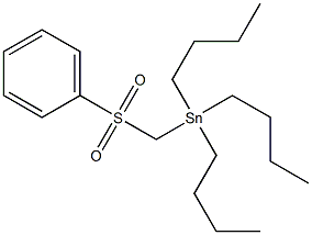 (Phenylsulfonylmethyl)tributyltin CAS#: 31126-39-3