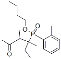 Phosphinic acid, (1-ethyl-1,2-dimethyl-3-oxobutyl)(methylphenyl)-, butyl ester CAS#: 34590-44-8