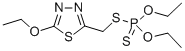 Phosphorodithioic acid, O,O-diethyl S-((5-ethoxy-1,3,4-thiadiazol-2-yl )methyl) ester CAS#: 38090-86-7