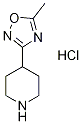 Piperidine, 4-(5-methyl-1,2,4-oxadiazol-3-yl)-, hydrochloride (1:1) CAS#: 280110-73-8