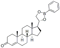 Pregn-4-en-3-one, 20beta,21-dihydroxy-, cyclic benzeneboronate CAS#: 30882-69-0