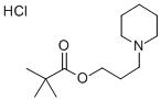 Propanoic acid, 2,2-dimethyl-, 3-(1-piperidinyl)propyl ester, hydrochl oride (9CI) CAS#: 38370-86-4
