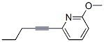 Pyridine, 2-methoxy-6-(1-pentynyl)- (9CI) CAS#: 385825-97-8