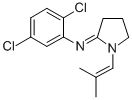 Pyrrolidine, 2-((2,5-dichlorophenyl)imino)-1-(2-methyl-1-propenyl)- CAS#: 37425-83-5