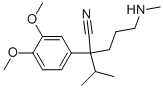 RAC D 617 (N-METHYL-4-(3,4-DIMETHOXYPHENYL)-4-CYANO-5-METHYLHEXYLAMINE) CAS#: 34245-14-2
